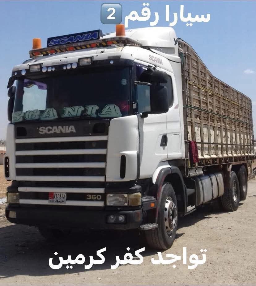 بيع وشراء شاحنات سكانيا في سوريا، متوفرة شاحنة سكانيا أساسية موديل 2002، سوري، بحالة ممتازة، متوفرة في حمص للبيع
