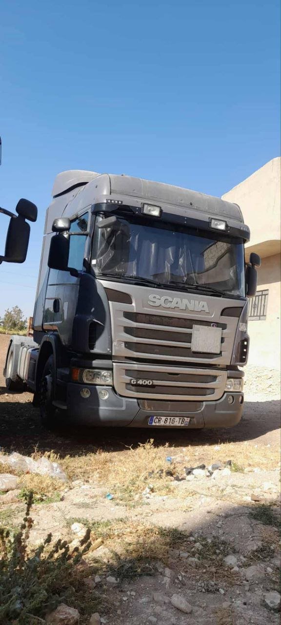 رأس شاحنة سكانيا للبيع في سوريا، سكانيا G400 موديل 2013 وارد ألمانيا 2016 بحالة ممتازة، أفضل العروض على الشاحنات والمعدات الثقيلة