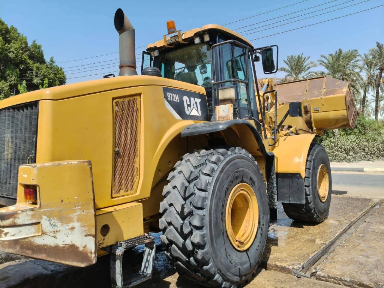 لودر كاتربيلر للبيع في مصر، كاتربيلر 972H موديل 1999 تواجد الجيزة، افضل موقع لبيع المعدات الثقيلة في مصر