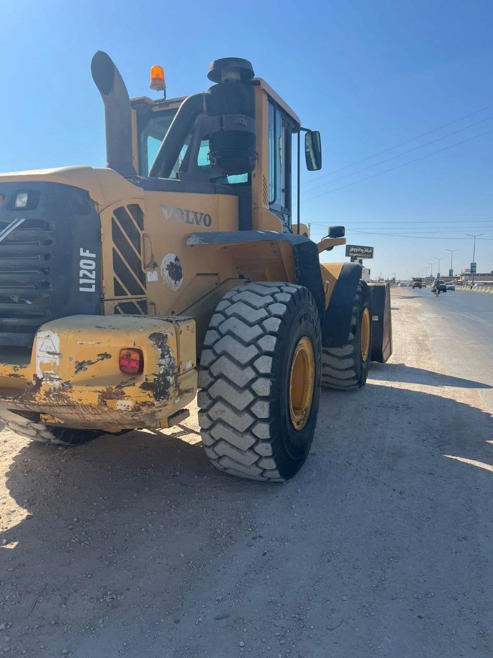 Volvo loader for sale in Egypt, Volvo 120 model 2008 exported from Europe to Egypt, the best website for selling heavy equipment in Egypt