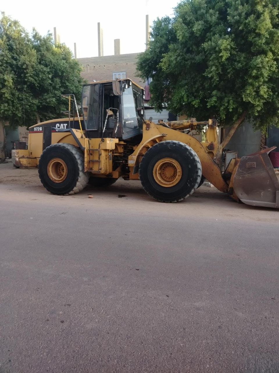 لودر كاتربيلر للبيع في مصر، كاتربيلر 72جي موديل 2002 تواجد القاهرة، افضل موقع لبيع المعدات الثقيلة في مصر