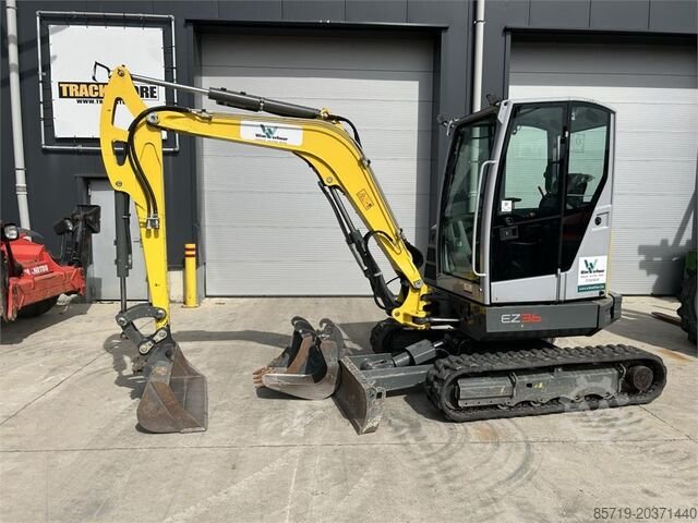 Neuson excavator for sale, Neuson EZ36 model 2024, imported from Europe, the best site for selling trucks and heavy equipment in Egypt