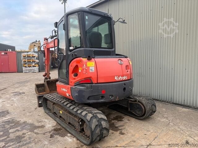 Kubota excavator for sale, Kubota U 48-4 model 2017 imported from Europe, the best site for selling trucks and heavy equipment in Egypt