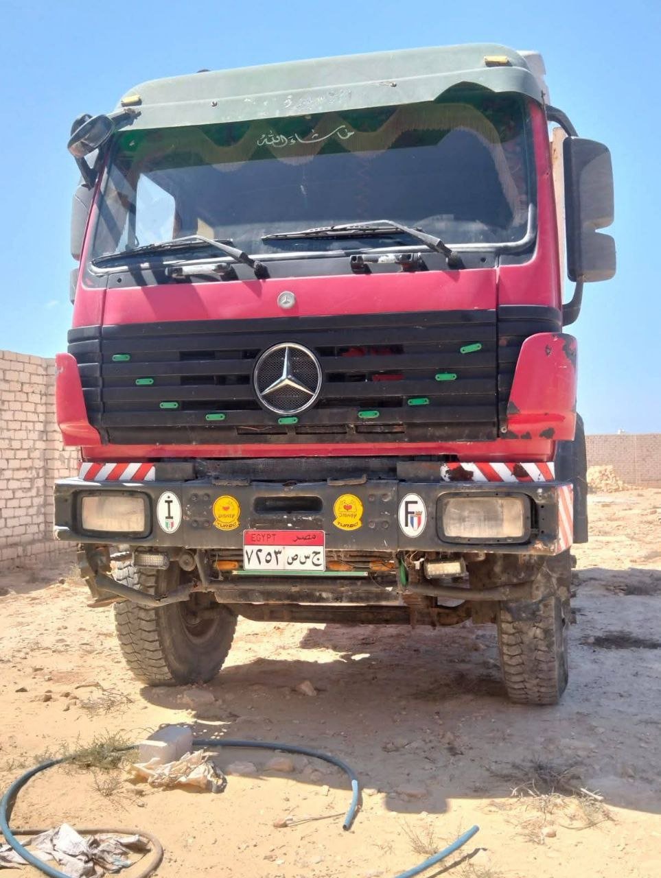 Mercedes truck for sale in Cairo, Mercedes 120 model 1997 located in Cairo, the best site for selling trucks and heavy equipment in Egypt