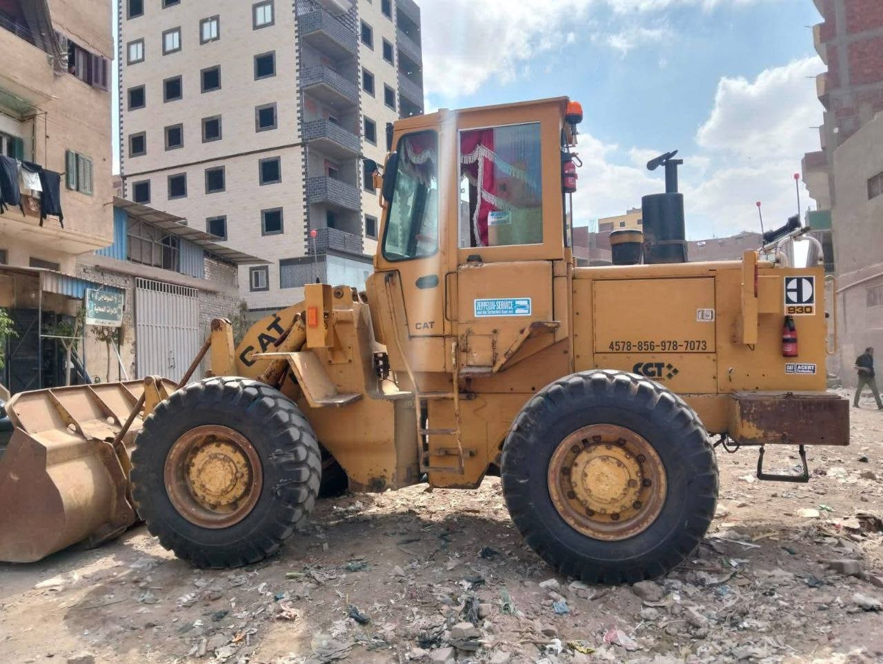 Caterpillar loader for sale in Mansoura, Caterpillar 30 model 1995 located in Mansoura, the best site for selling trucks and heavy equipment in Egypt