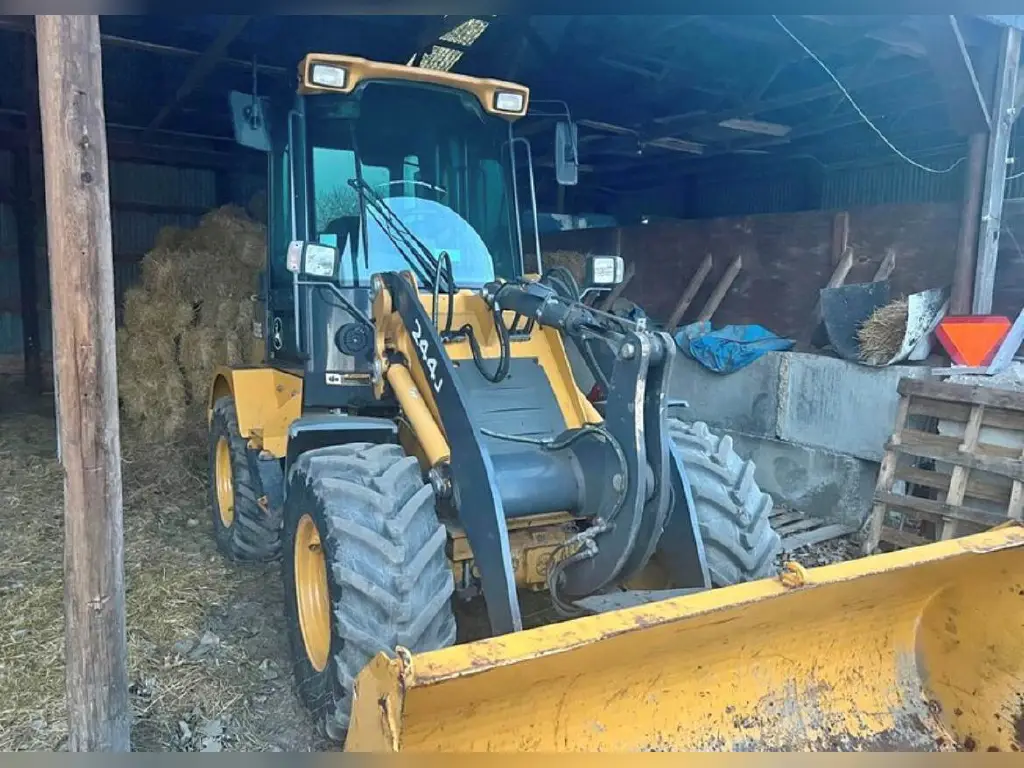 Deere loader for sale in Cairo, Deere 244J model 2014 located in Cairo, the best site for selling trucks and heavy equipment in Egypt