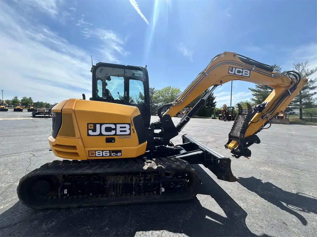 JCB excavator for sale in Mansoura, JCB 86C model 2022 located in Mansoura, the best site for selling trucks and heavy equipment in Egypt