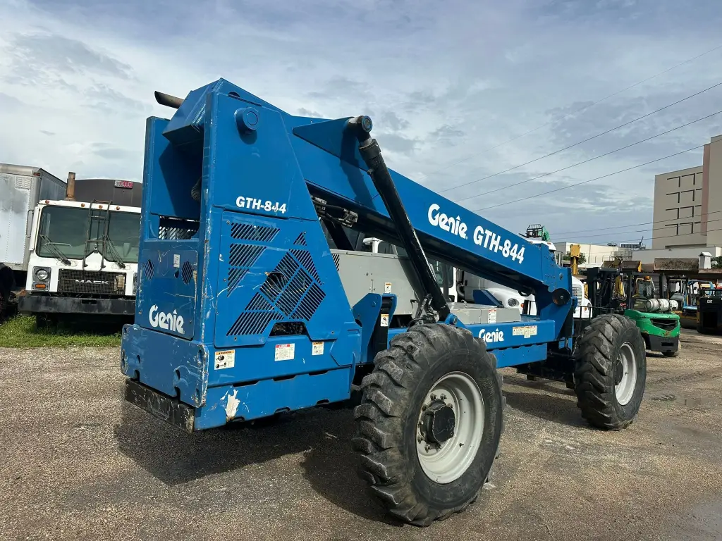 GENIE Telescopic Lift for sale in Cairo, GENIE GTH844, 2010 model, located in Giza, the best site for selling trucks and heavy equipment in Egypt