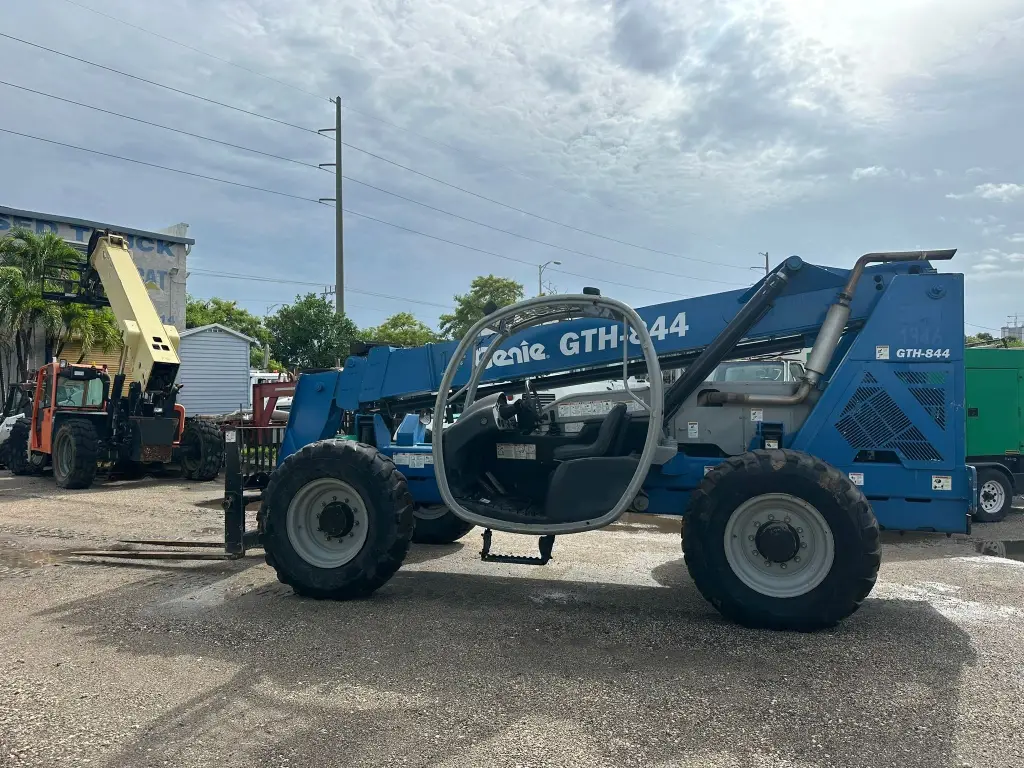 GENIE Telescopic Lift for sale in Cairo, GENIE GTH844, 2010 model, located in Giza, the best site for selling trucks and heavy equipment in Egypt