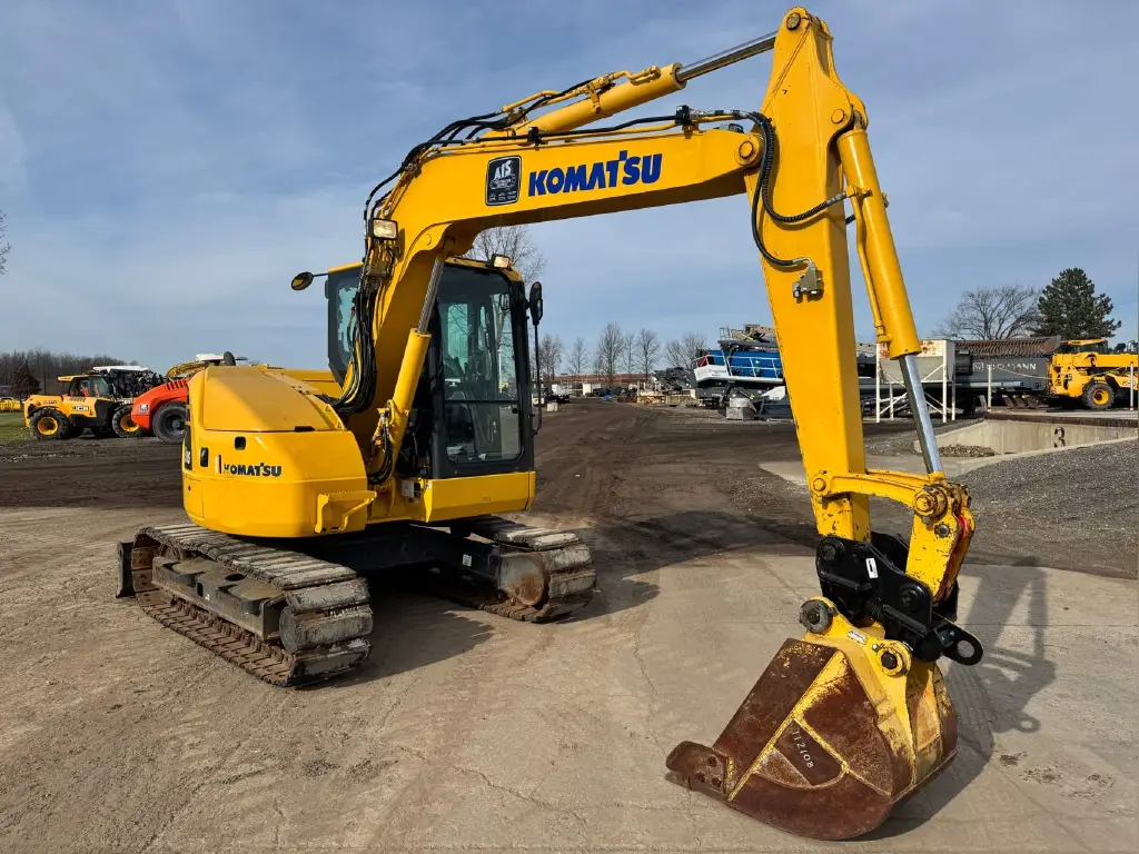 Komatsu excavator for sale in Assiut, Komatsu PC78US model 2018 located in Assiut, the best site for selling trucks and heavy equipment in Egypt
